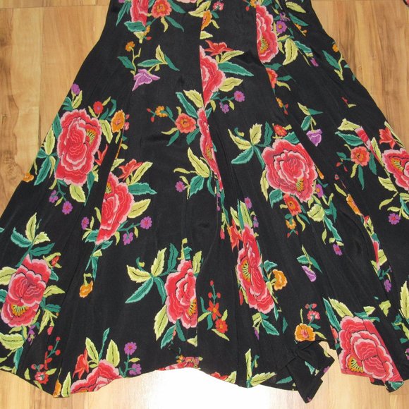 Vintage 80s Norma Kamali Dress Does 1920s Or 1930s Garden Party Dress S - Picture 8 of 15